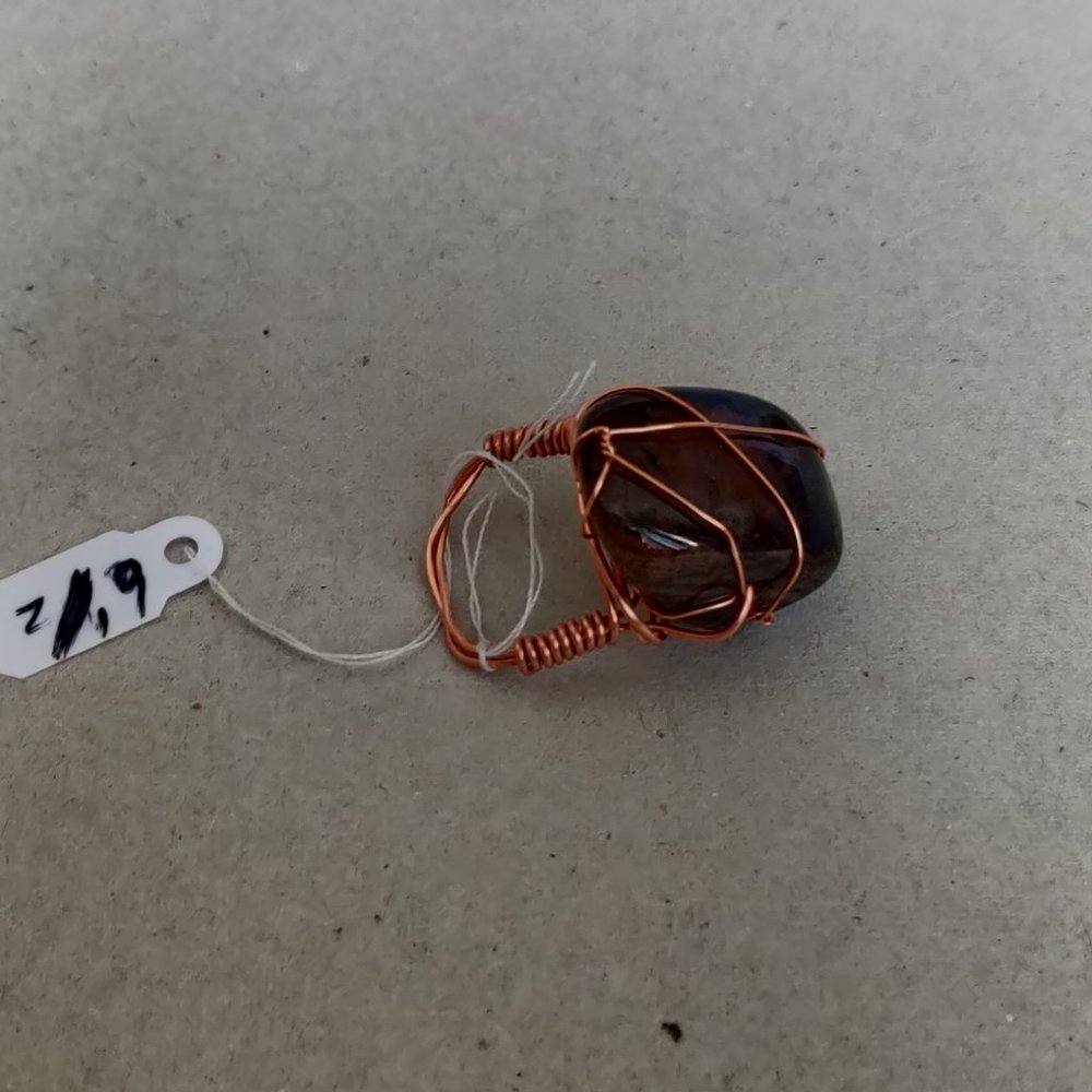 COPPER WRAPPED RING - Picture 2 of 3